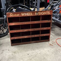 Vintage 1950s Snap-On wheel weight Storage