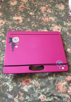 Pink laptop lap table