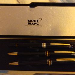 Three Set Of Mont Blanc Pens