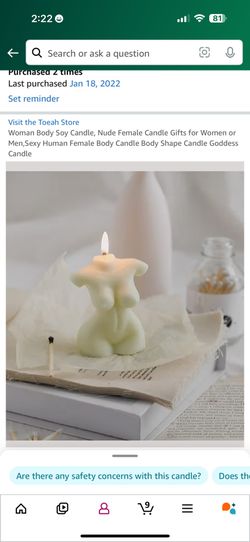 Women Body Candle