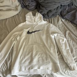White Nike Hoodie 