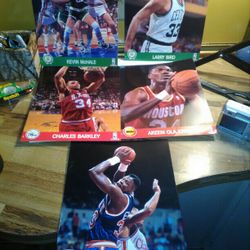 Basketball Stars 8 x 10s With Stats Jumbo Collectors Prints. Best Offer Accepted On Lot