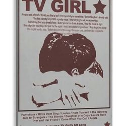 TV Girl vinyl poster