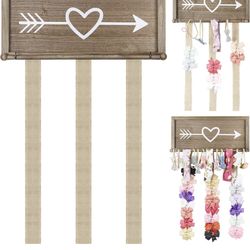 New In Box Boho Girls Bow Hair Tie Holder Gift 