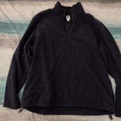 Gap Fleece Men's XL 1/4 Zip Blue Pullover 