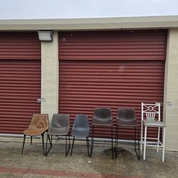 Assorted Chairs And Stools,$5 And $10