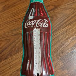 Coca-Cola Tin For Thermometer -- 16.5 Inches