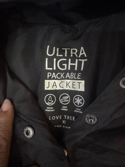 Ultra light packable jacket