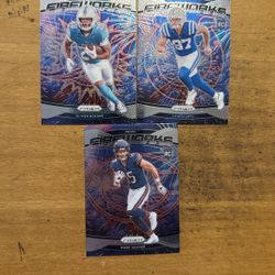 2024 PRIZM LOT OF 3 FIREWORKS CARDS