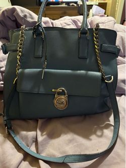 Light Blue Michael Kors Medium Satchel