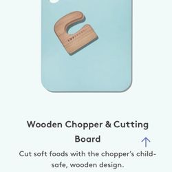 Lovevery Wooden Chopper & Cutting Board brand new