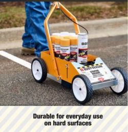 Rust-Oleum 2395 Heavy Duty Professional Line Striping Machine Cart