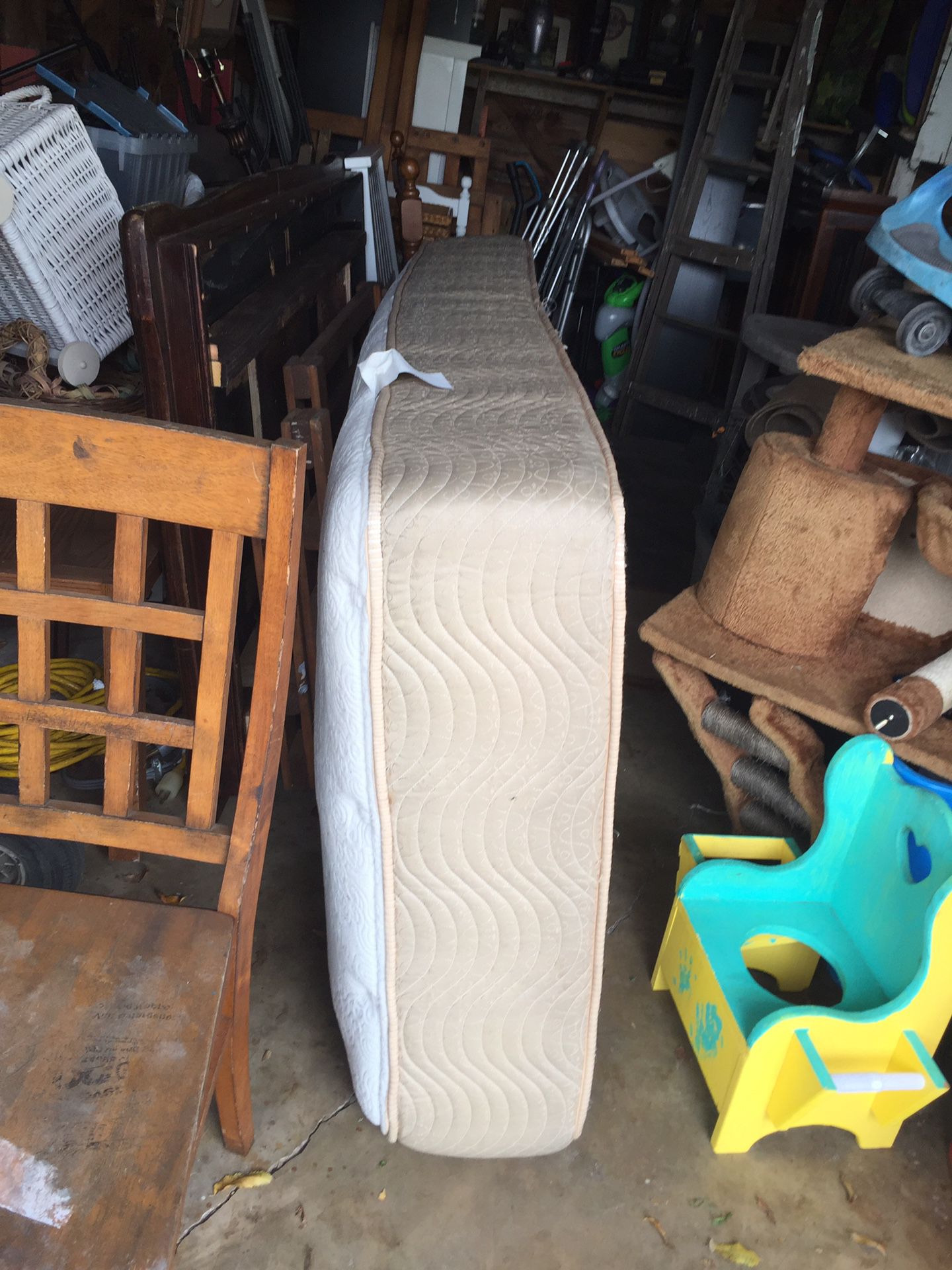 Twin size mattress over 10” thick