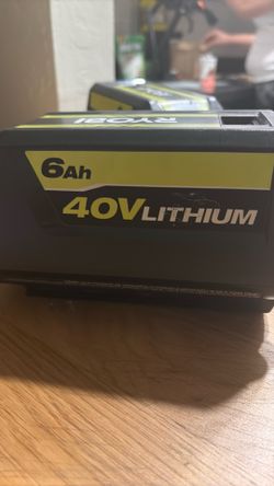 Ryobi 40v batteries