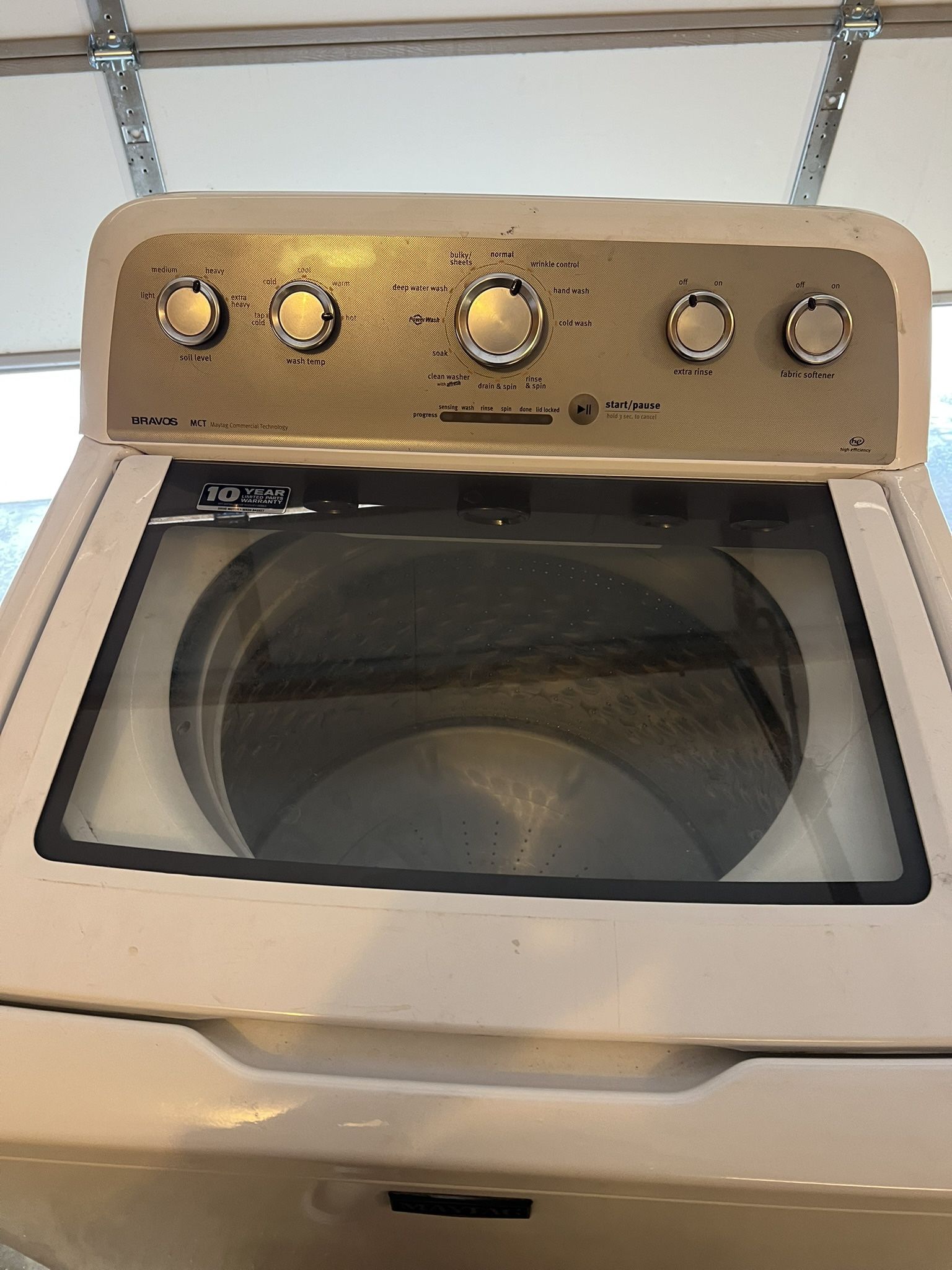 Maytag Washer MVWX655DW1 - Non-Working, Needs New Motor, For Parts or Repair!