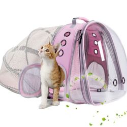 Dual Expandable Cat Backpack Carrier, Fit up to 20 lbs, Expandable Pet Carrier Backpack for Large Fat Cat and Small Puppy