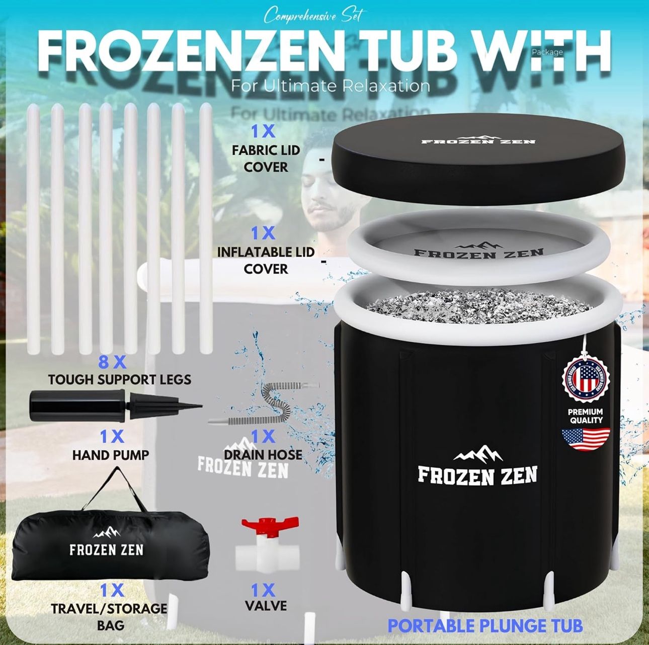 or Athletes Recovery Cold Plunge Tub