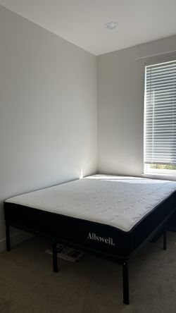 Queen Mattress and Bed Frame