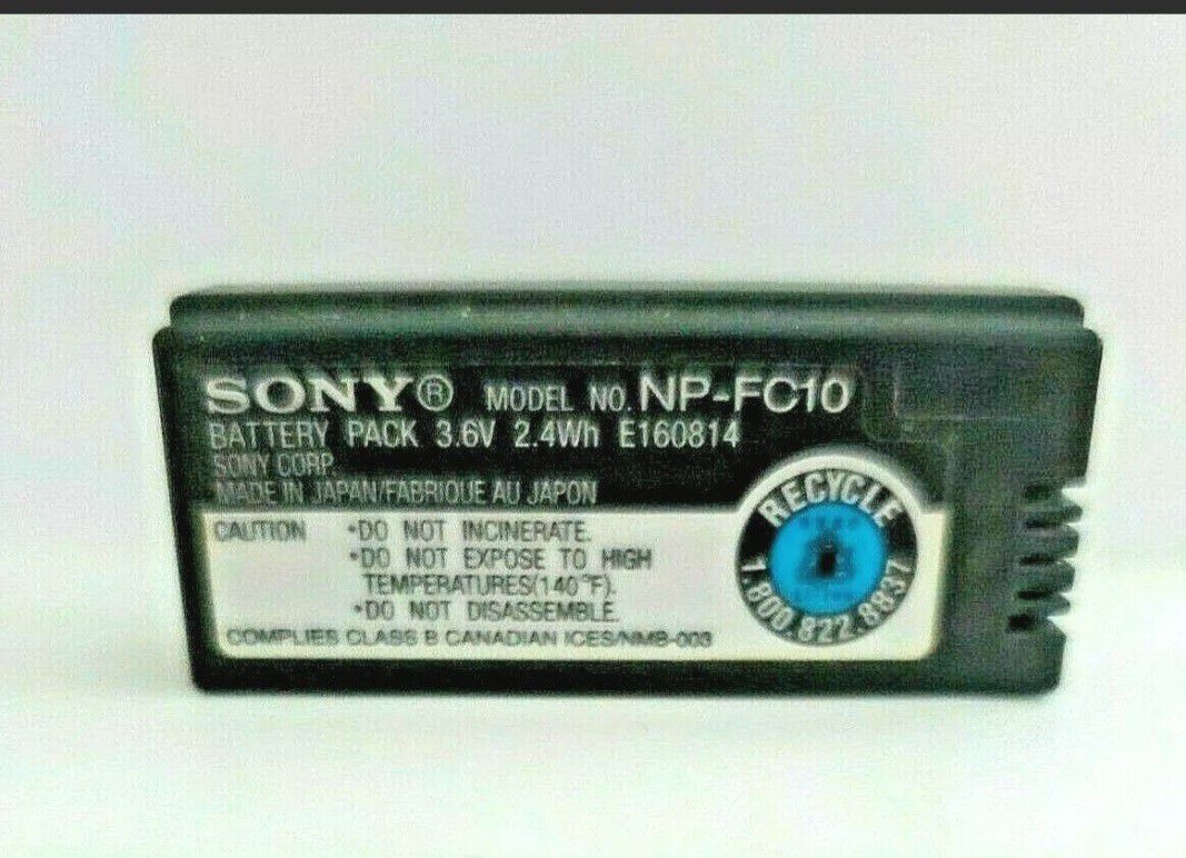 Sony NP-FC11 Camcorder Battery Li-Ion (833544) Digital Camera Camcorder Batteries
