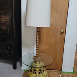 1970s Vintage Lamp Table