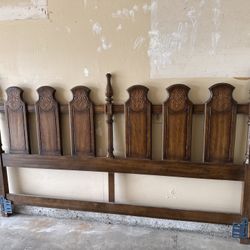 Wood Headboard King