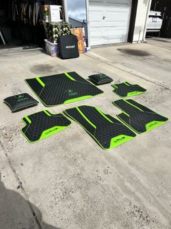 Leather Lamborghini Urus floor mats