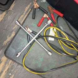 Free Tire Iron Cross And Jumper cables 