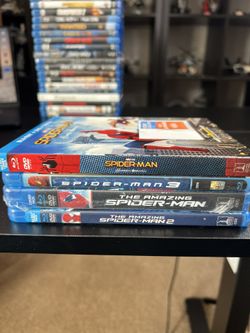 Spider-Man Blu-ray Lot – Homecoming + Amazing Spider-Man (4)