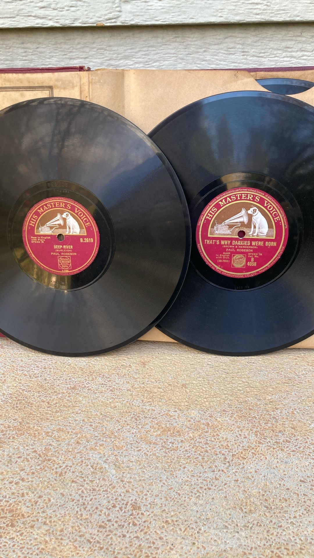 Paul Robeson 12 Record Set That Is Super Old