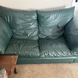 Leather Love Seat
