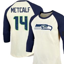 Seahawks Jersey Tee #14 Metcalf  