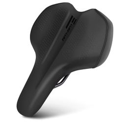 FIFTY-FIFTY Mountain Bike Saddle, Soft and Comfort Memory Foam Bicycle Seat Waterproof, Lightweight, Good Cushioning, Comfortable MTB Seat for Men and