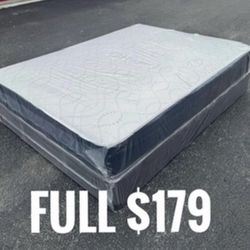 Full Size Mattress Set –NEW – Available Today 🚚