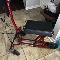 Knee Walker / Knee Scooter - Weil 2nd Generation Bariatric Knee Walker With Storage 