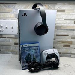 PS5 Disk-Edition Console w/ Dual Sense Controller,