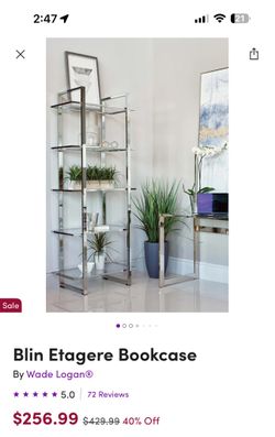 Brand New Blin Etagere Bookcase By Wade Logan®