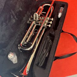 Nice Silver Trumpet with New Mouthpiece and Valve Oil $180 Firm