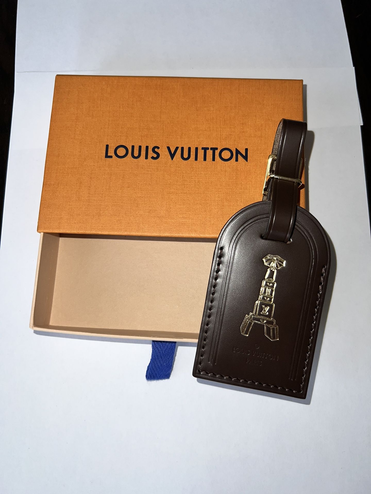 Louis Vuitton Luggage Tag Hot Stamp