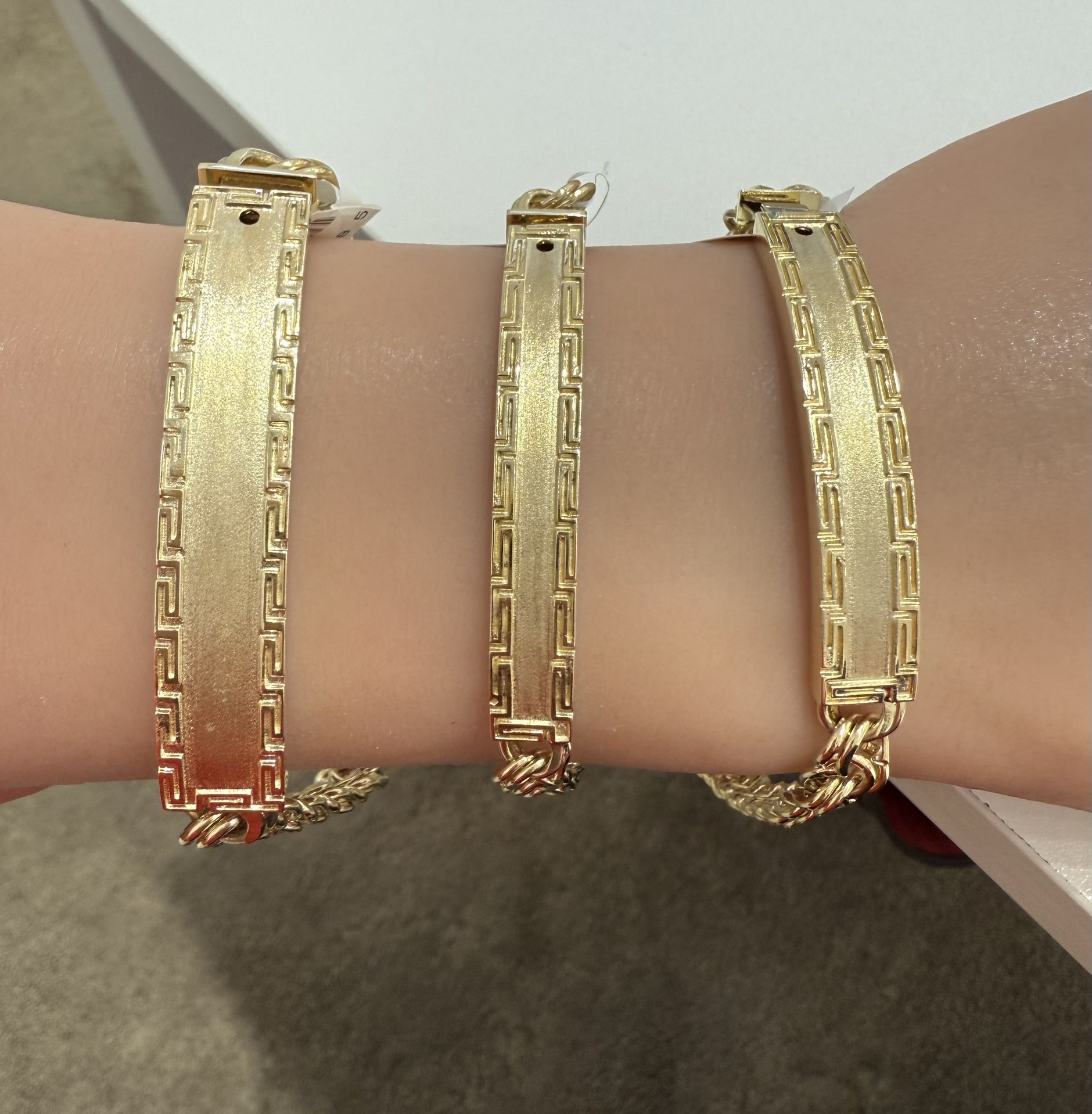 10KT Chino Link Bracelet