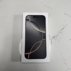 New iPhone 16 Pro – 128GB Natural Titanium (Factory Sealed)