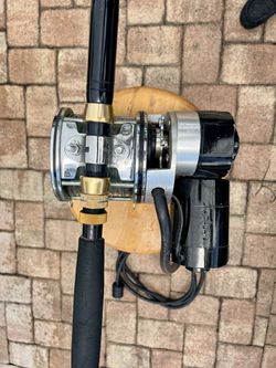 LP electric fishing reel and rod for Sale in West Palm Beach, FL - OfferUp