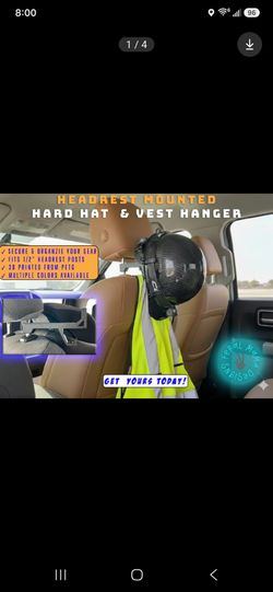 Hard hat/vest  holder