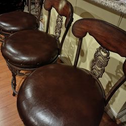 3 counter bar stools chairs barstools 27"