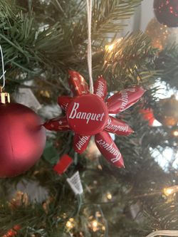 Bottle cap ornaments
