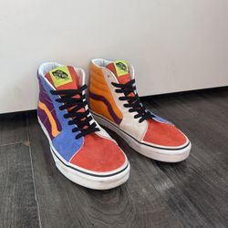High Top Old School Vans W8.5