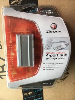 Targus 4Port Hub with y cable