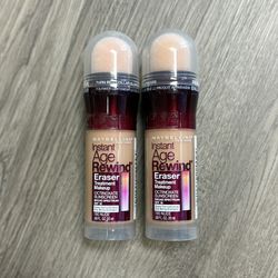 2 Pack- Maybelline Instant Age Rewind Eraser Treatment Foundation