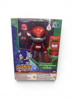 Sonic the Hedgehog Giant Metal Knuckles vs Knuckles