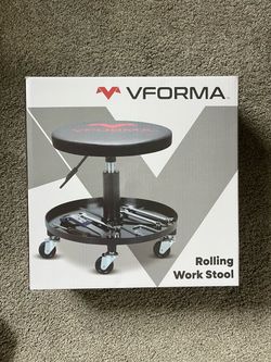 NIB Rolling Work Stool