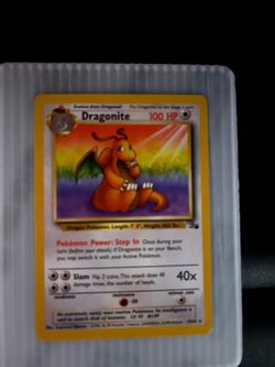 Dragonite fossil Pokémon Trading Card